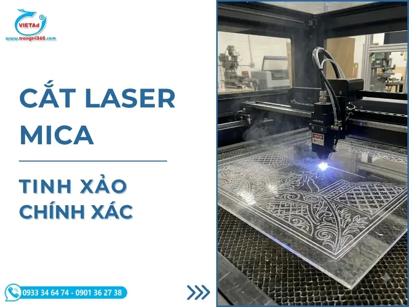Gia Công Cắt Laser Mica Theo Yêu Cầu, Sắc Nét, Lấy Liền