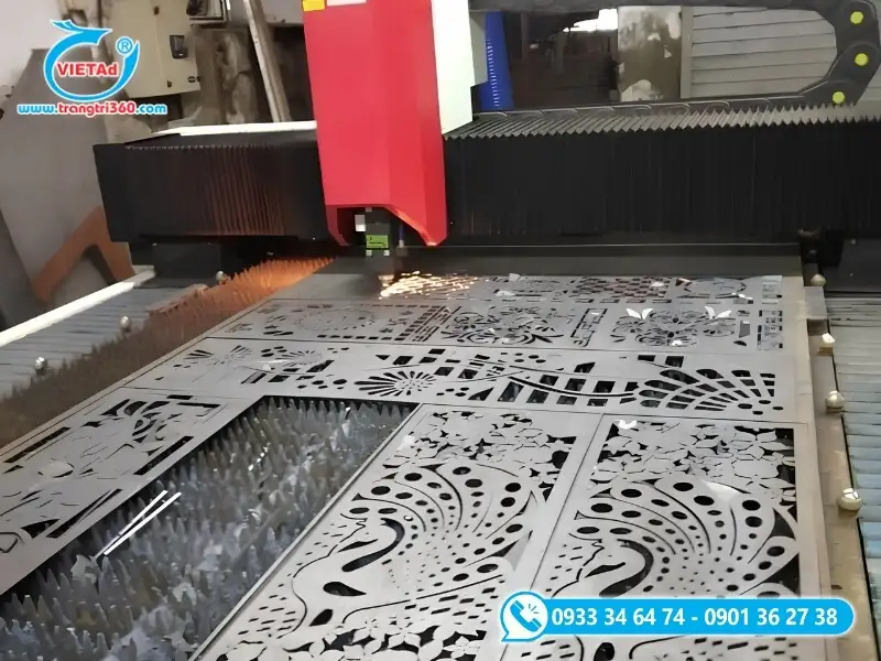 Giá cắt CNC thép tấm hợp lý, đảm bảo chi tiết sắc nét
