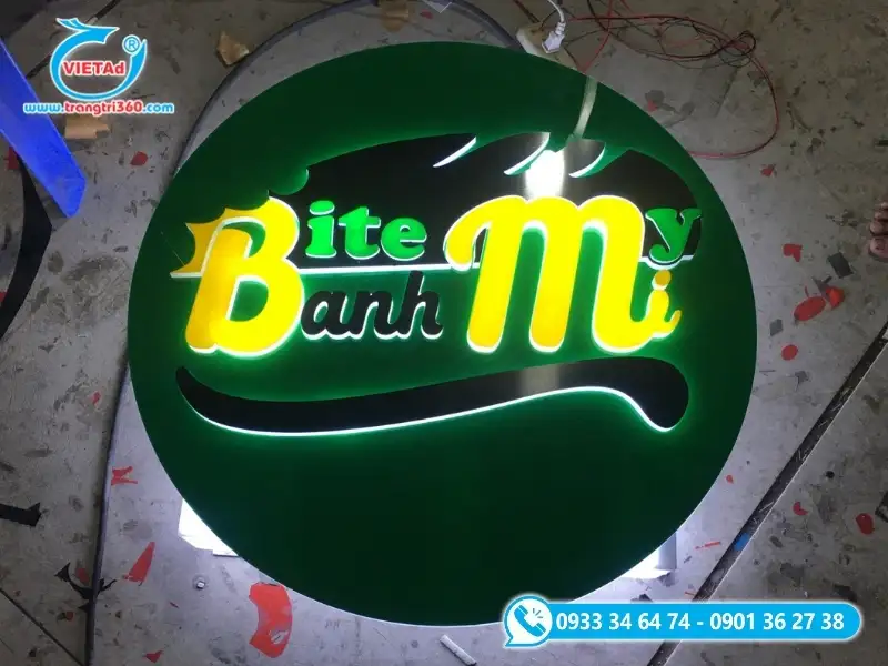 Hộp đèn LED mica dễ gia công cắt in cho thành phẩm thẩm mỹ, bắt mắt