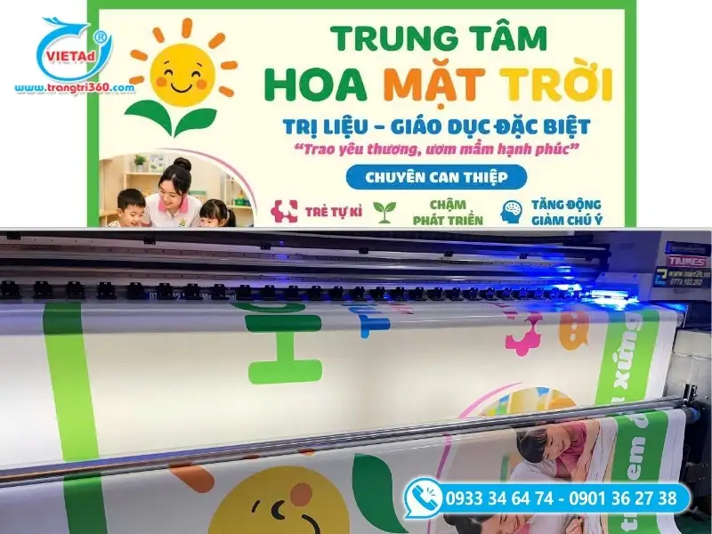 In UV trên vật liệu mềm như bạt, vải, decal cho hình ảnh in phẳng mịn, màu in chuẩn nét