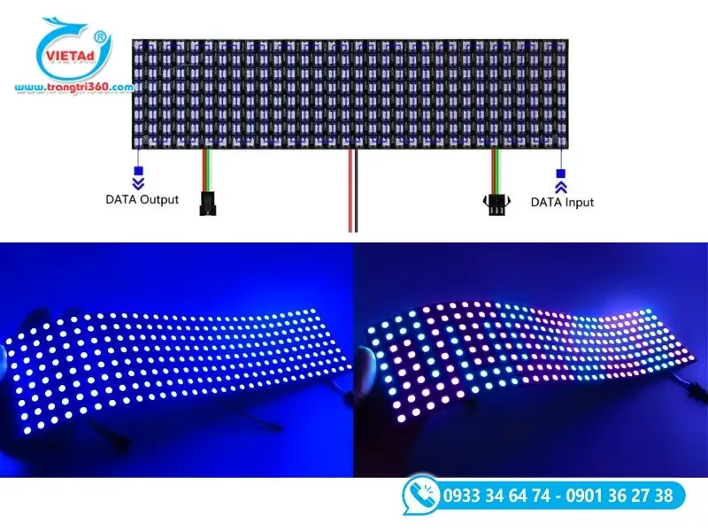Đèn LED Pixel điểm hiển thị được những hình ảnh phức tạp với độ phân giải cao nhờ những điểm đèn nhỏ linh hoạt