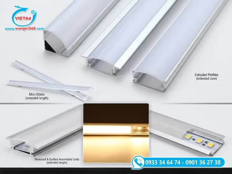 Đèn LED thanh bar chống nước độ bền cao thích hợp dùng dùng trời, lắp dọc các kiến trúc tòa nhà
