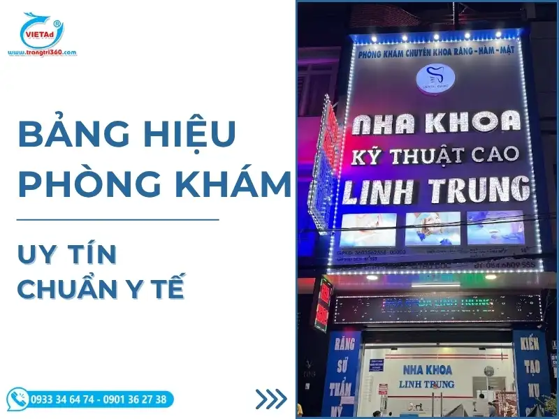 Mẫu Bảng Hiệu Phòng Khám Chuyên Nghiệp, Đẹp, Chuẩn Y Tế