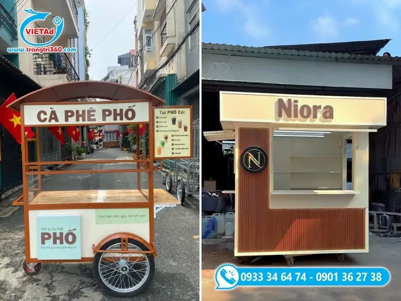 Đội ngũ nhân viên Quảng Cáo Việt tư vấn giải đáp thông tin về quy cách và chất liệu bảng hiệu cho khách hàng