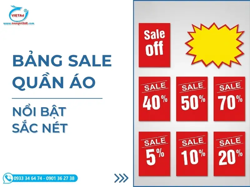 Top Các Mẫu Bảng Sale Quần Áo Đẹp, Giá Rẻ, Nổi Bật, Mới Nhất
