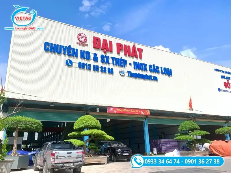 Quy trình thi công bảng hiệu trọn gói tại Quảng Cáo Việt với 7 bước