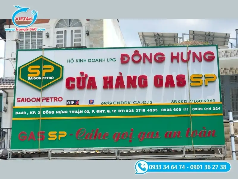 Mặt dựng bảng hiệu sử dụng chất liệu Alu Composite Class A2 đạt tiêu chuẩn chống cháy lan
