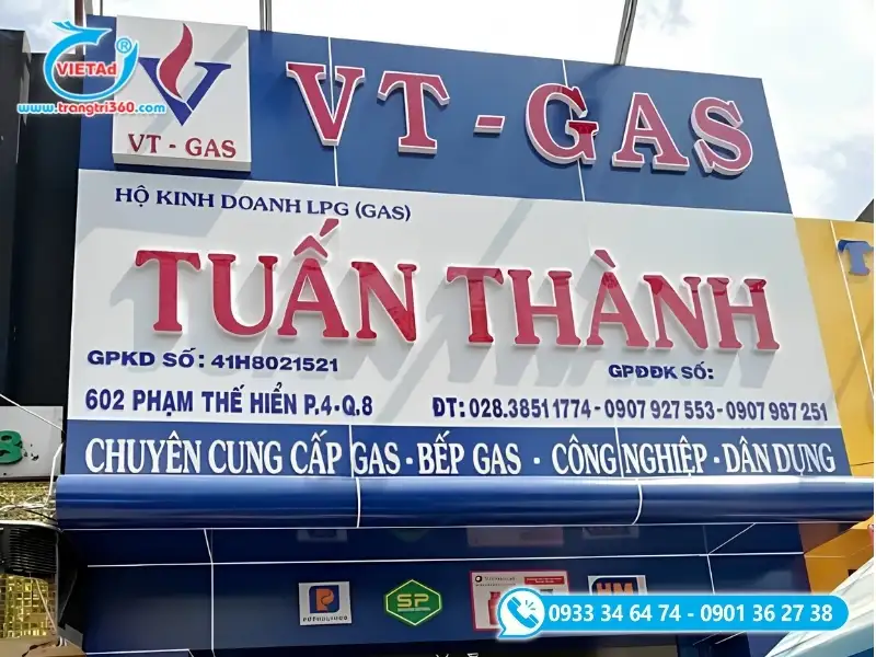 Bộ chữ nổi Mica đỏ nổi bật