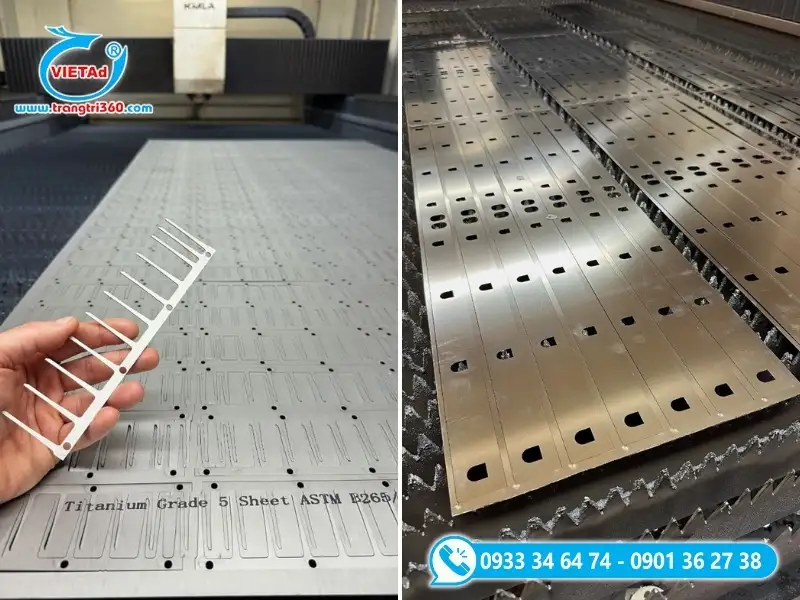 Quy trình 6 bước gia công cắt laser kim loại từ khâu duyệt file CAD đến kiểm tra đóng gói