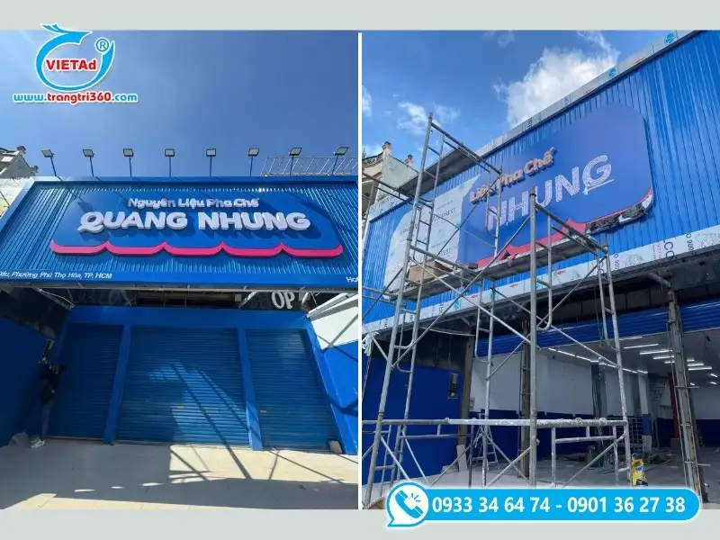 Bề mặt tấm nhôm alu xanh bền bỉ, chịu thời tiết tốt