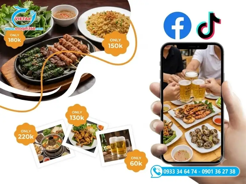 Phân bổ ngân sách marketing và các kênh truyền thông chi tiết cho quán nhậu