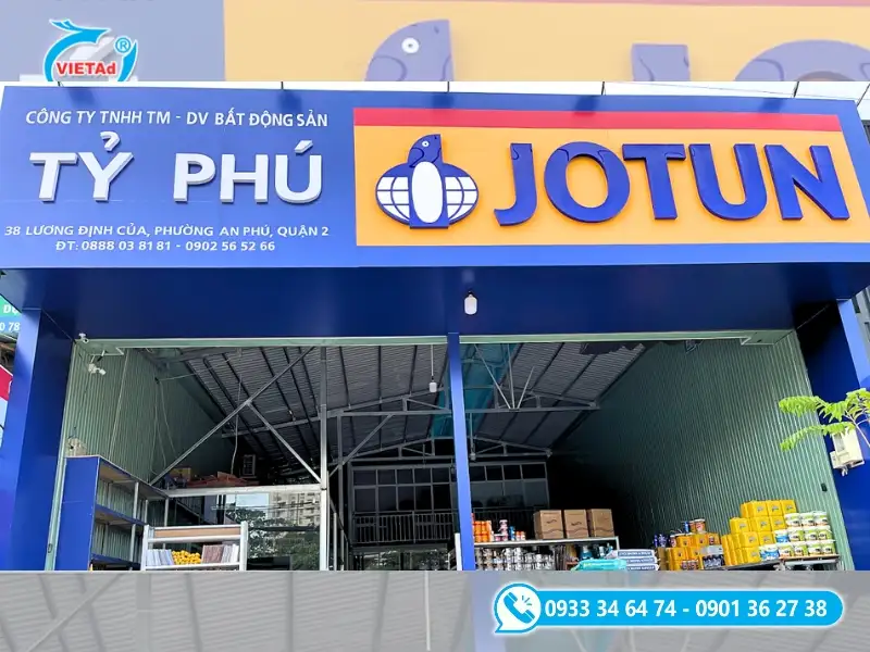 4 lỗi thường gặp khi làm bảng hiệu đại lý sơn như bong tróc và hư hỏng của bảng hiệu thi công sai quy cách kỹ thuật