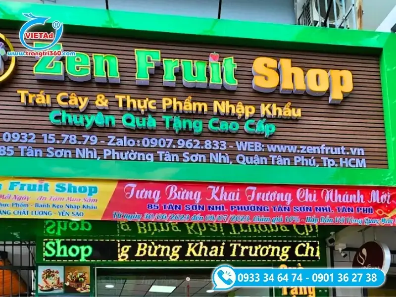 Xưởng gia công chữ nổi, hộp đèn và máy móc sản xuất bảng hiệu trực tiếp tại Quảng Cáo Việt