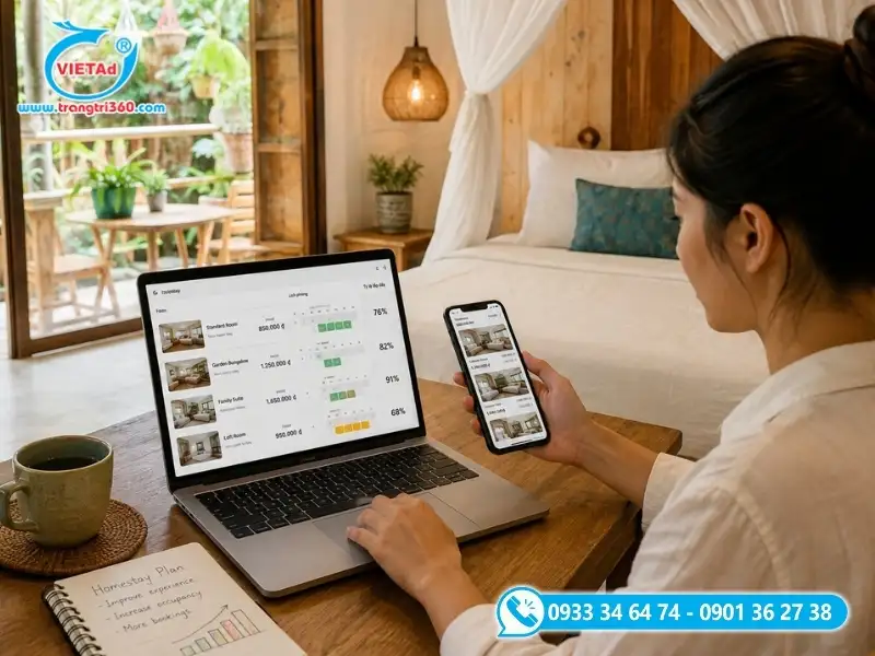 Lên quy trình vận hành và quản lý homestay hiệu quả ừ đặt phòng, tiếp đón đến bảo trì cơ sở vật chất homestay