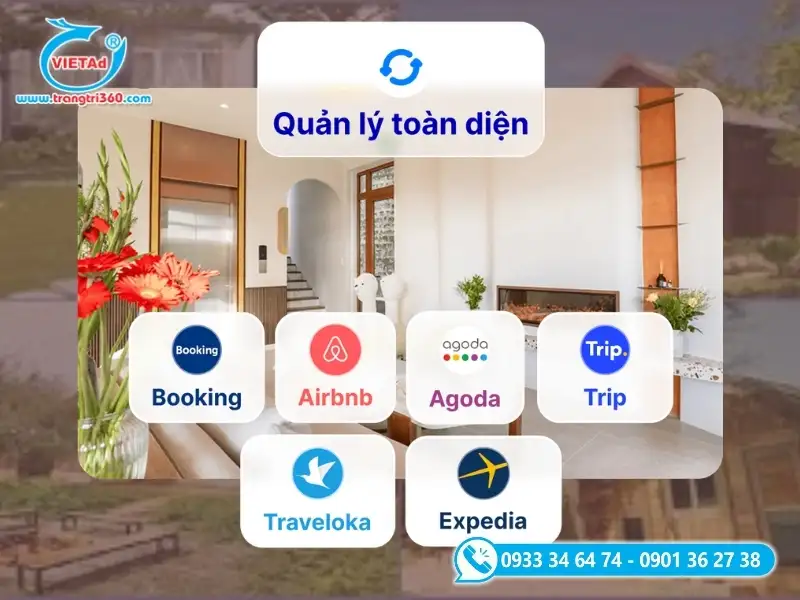 Một số ứng dụng đặt phòng trực tuyến phổ biến từ các nền tảng và trang web