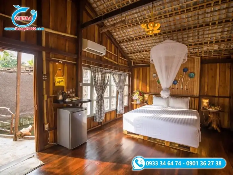 Căn hộ homestay bài trí tiện nghi với hệ thống cửa khóa thông minh phục vụ tự check-in